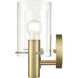 Apolla 2 Light 15 inch Vintage Brass Vanity Light Wall Light